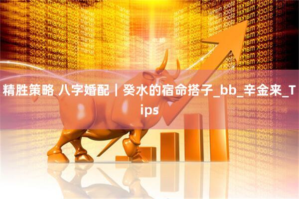 精胜策略 八字婚配｜癸水的宿命搭子_bb_辛金来_Tips